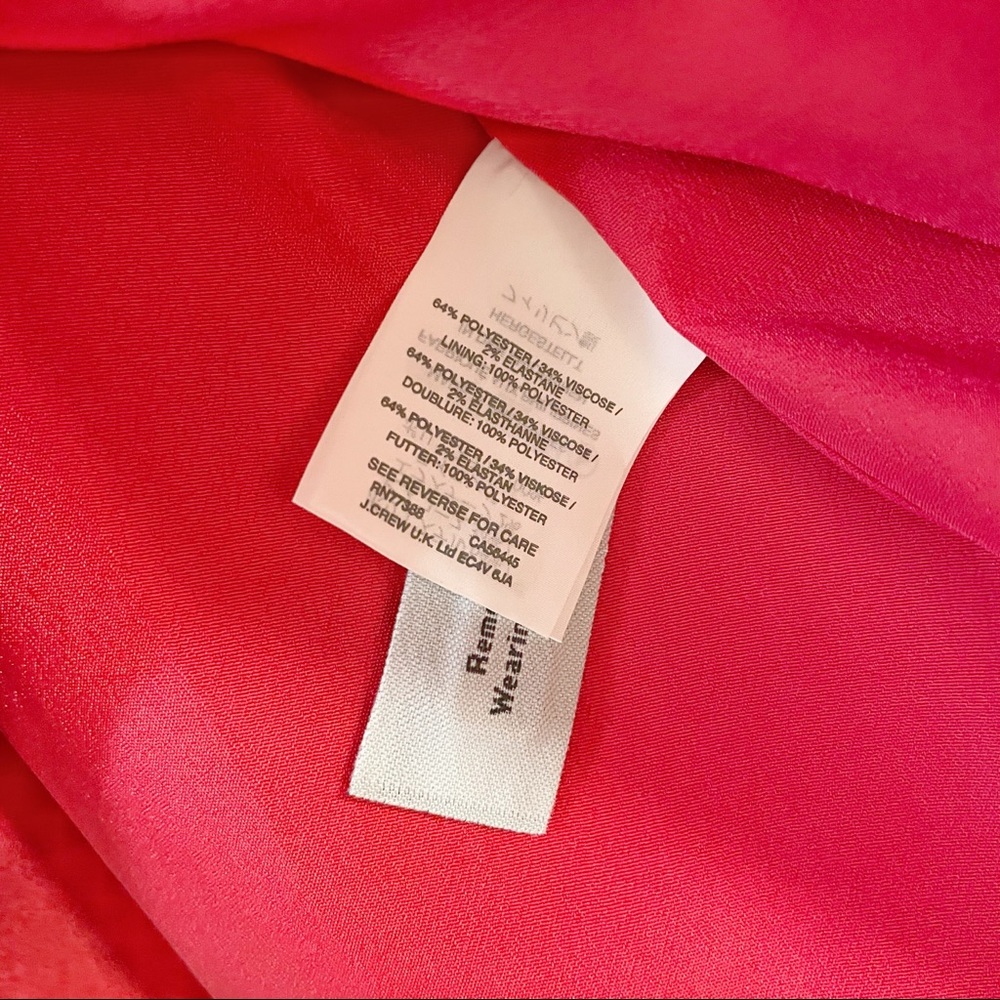 J. Crew Bell Sleeve Crepe Suiting Dress - Picture 9 of 10